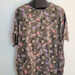 Lularoe Disney mini mouse womans  top sz Med large  bigt shirt
